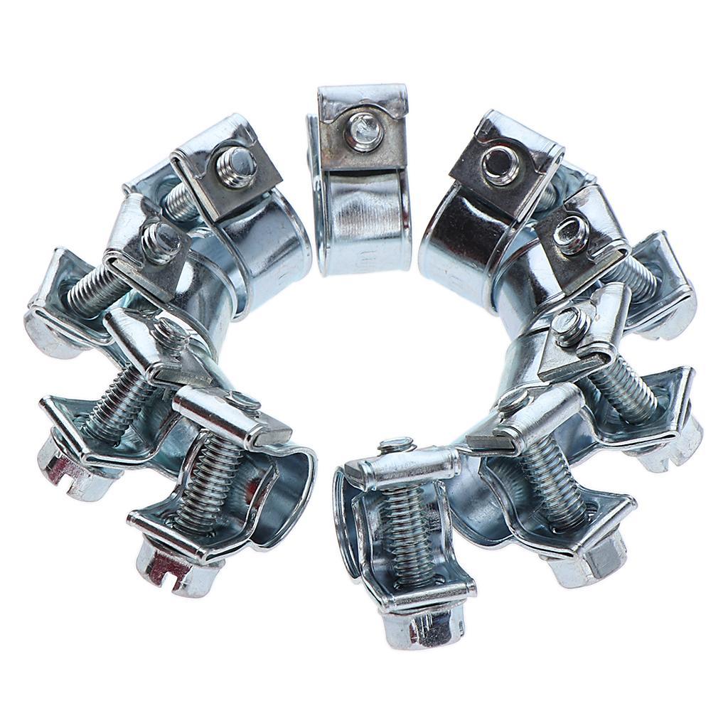 3x 10pack 304 Stainless Steel Clip Hose Pipe Clamp Diameter Ø 7 - 9mm