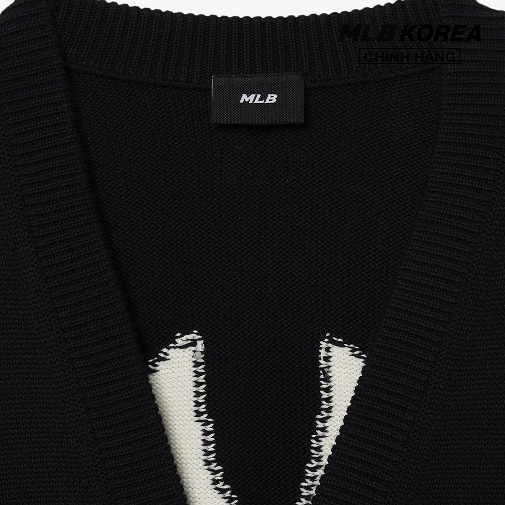 MLB - Áo khoác cardigan unisex tay dài Basic Big Logo 3AKCB0131