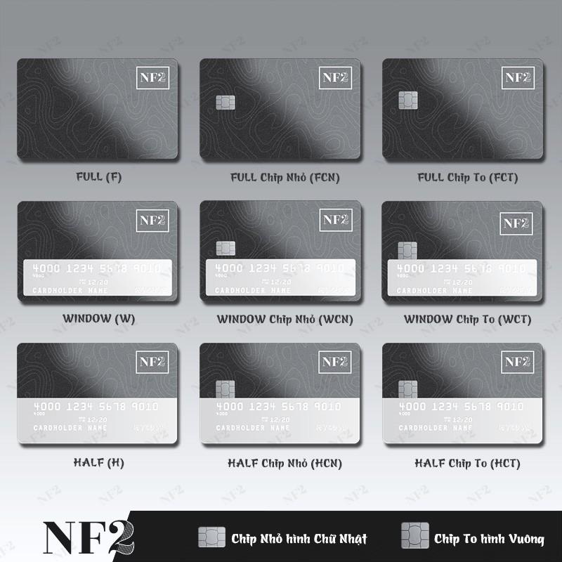 Miếng Dán HÌNH THEO YÊU CẦU - NF2 CUSTOM CARD (Miếng dán trang trí thẻ Ngân Hàng - Credit - Debit - ATM - Thẻ Chung