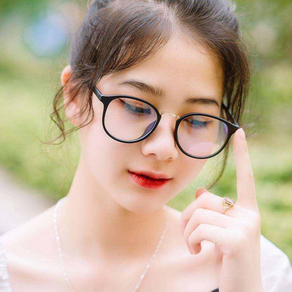 Gọng kính mắt tròn trong suốt nhựa dẻo không gãy siêu nhẹ Braby cầu kính kim loại nổi bật thời trang nam nữ MK24
