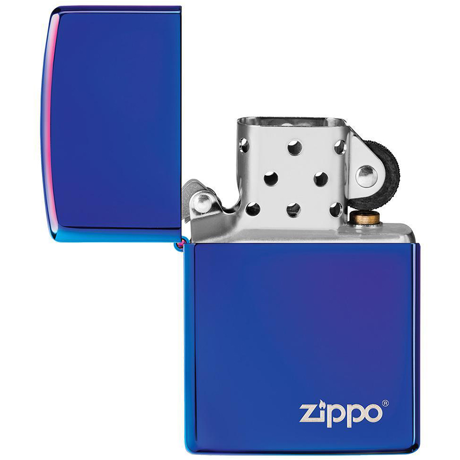 Bật Lửa Zippo 29899Zl – Zippo High Polish Indigo Zippo Logo