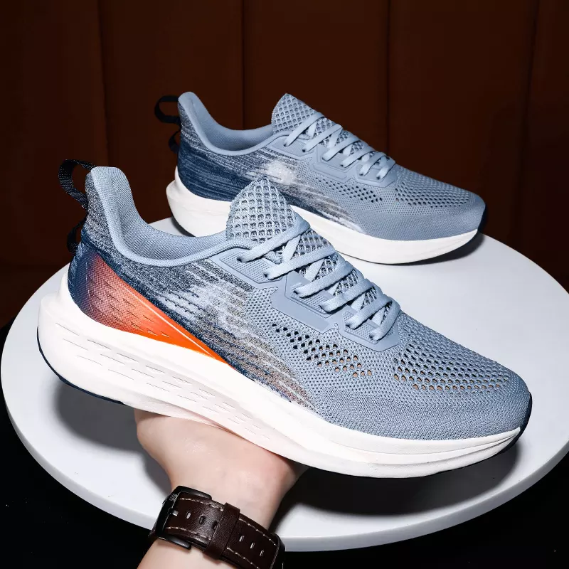 Giày Thể Thao Nam GEMI - Giày Sneaker Màu Đen - Xanh, Giày Thể Thao Thoáng Khi Chạy Bộ Thoải Mái - G5416