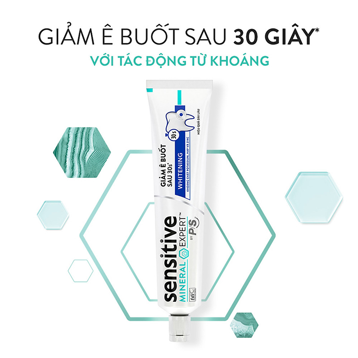 Combo 3 Kem Đánh Răng Sensitive Expert By P/S Whitening Trắng Răng 100g