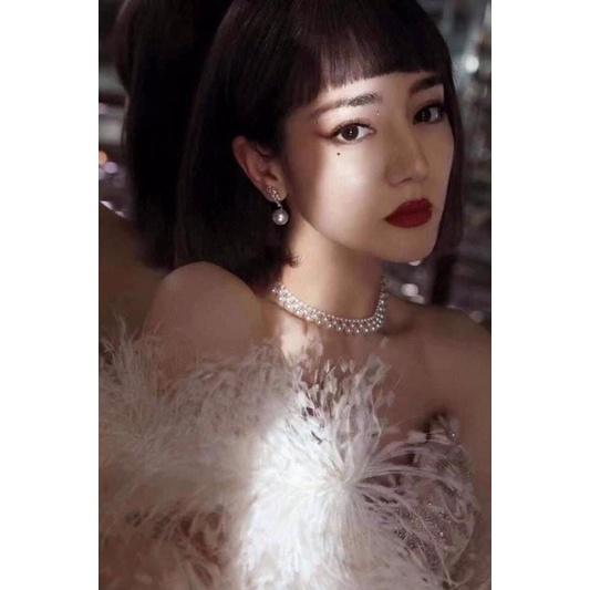 Vòng cổ Trai Nuôi Nước Ngọt 3 vòng sang trọng