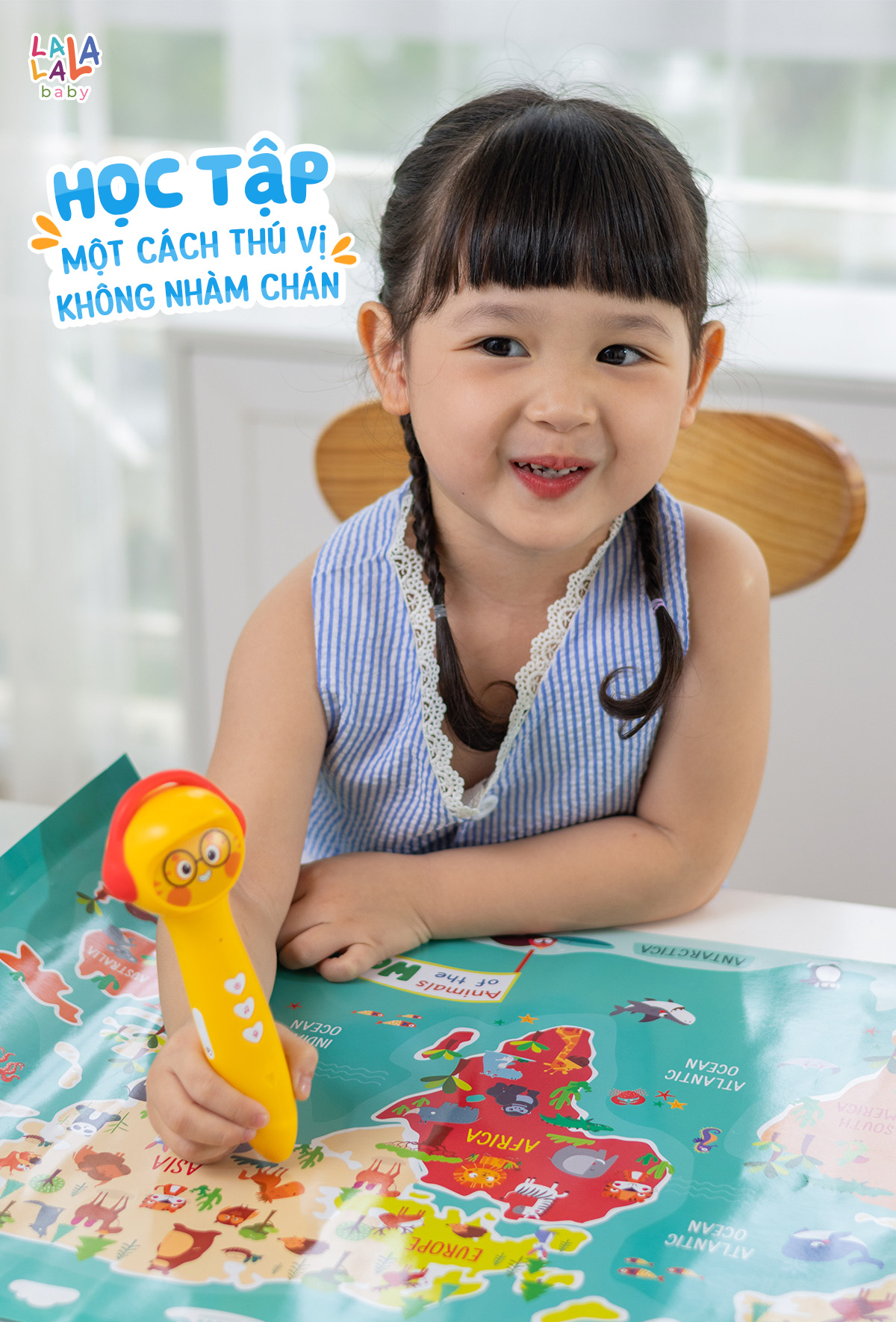 Bút Chấm Đọc Lala Magic Pen Song Ngữ Việt Anh - Đồ Chơi Âm Thanh Tích Hợp Đa Chức Năng kèm Thu Âm Cho Bé – Lalala Baby