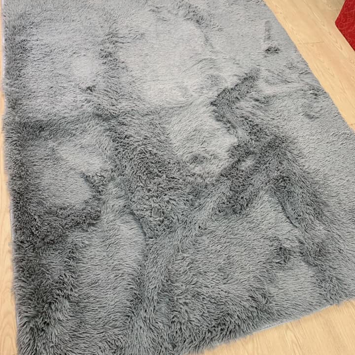 Thảm lông trải sàn 1m6x2m - màu ghi xám