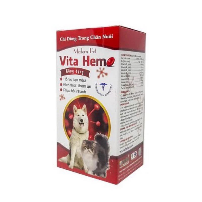 Vita Hem - hỗ trợ tạo máu, kích thích thèm ăn , phục hồi nhanh cho thú cưng