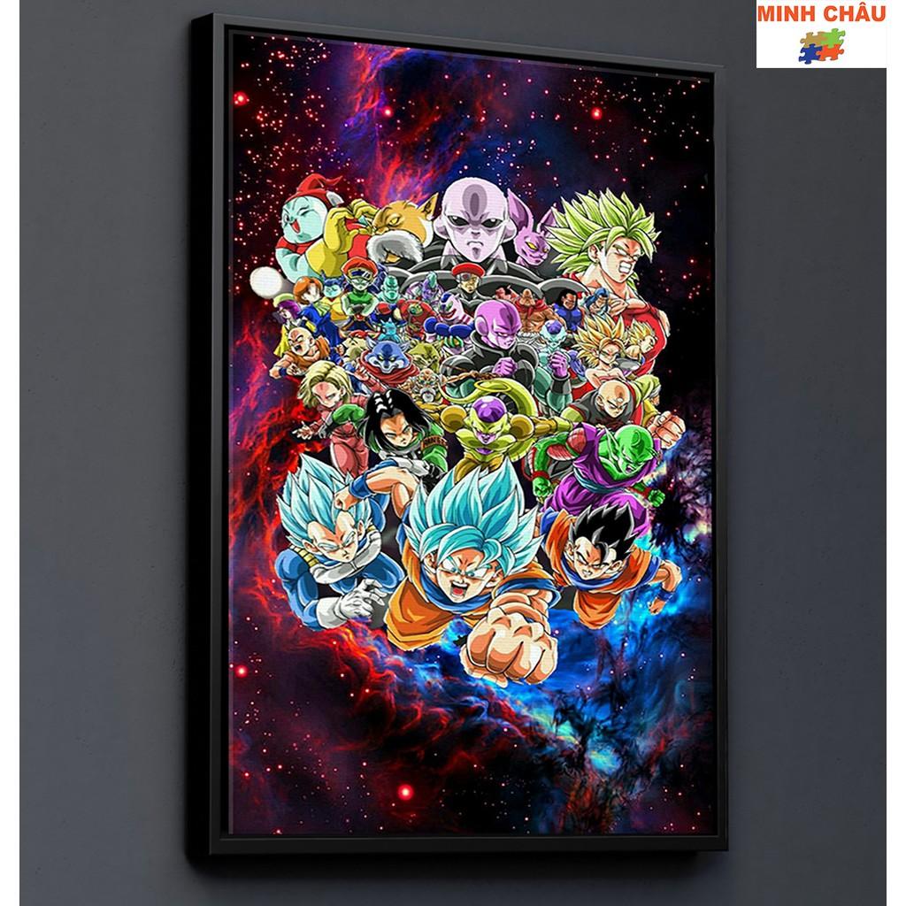 Tranh Canvas | Tranh treo tường trang trí DRAGON BALL - MẪU 10 - 2