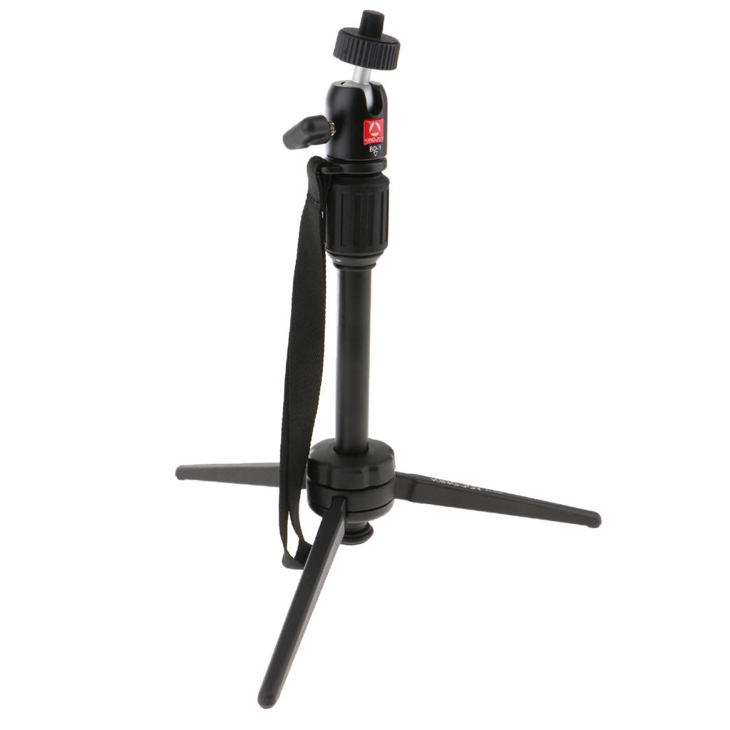 Mini Tabletop Camera Tripod Stand Holder with Ball Head For DSLR SLR Camera - Black
