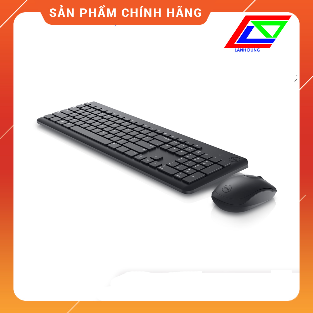 Bộ bàn phím chuột không dây Dell KM3322W - hàng chính hãng