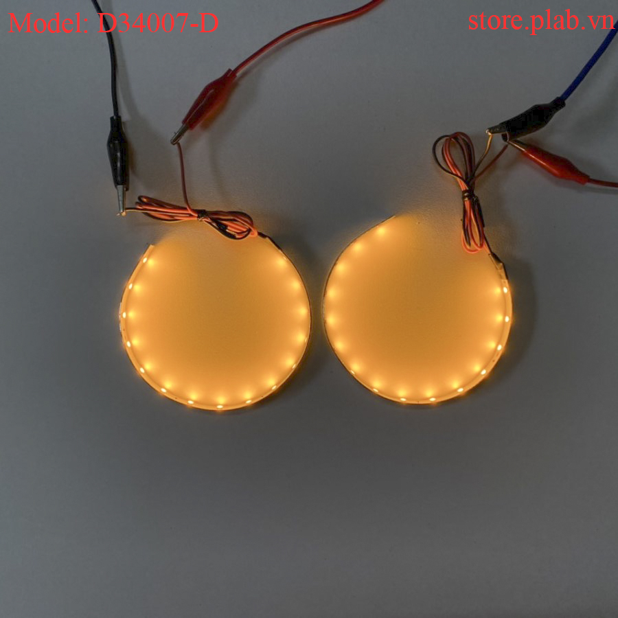 Vòng LED mắt quỷ (Demon Eyes) ô tônhiều màu trang trí cho đèn LED bi cầu 3 inch D34007-D