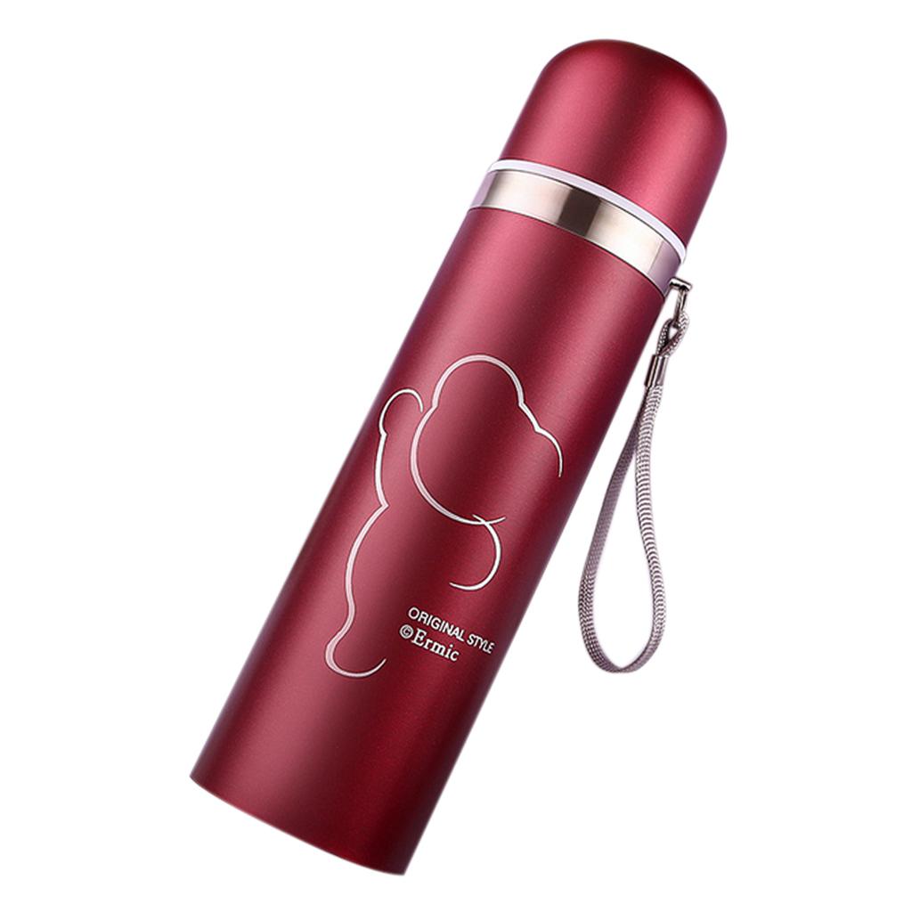 Stainless Steel Insulated Vacuum Cup Travel Mug Water Bottle Matte Blue