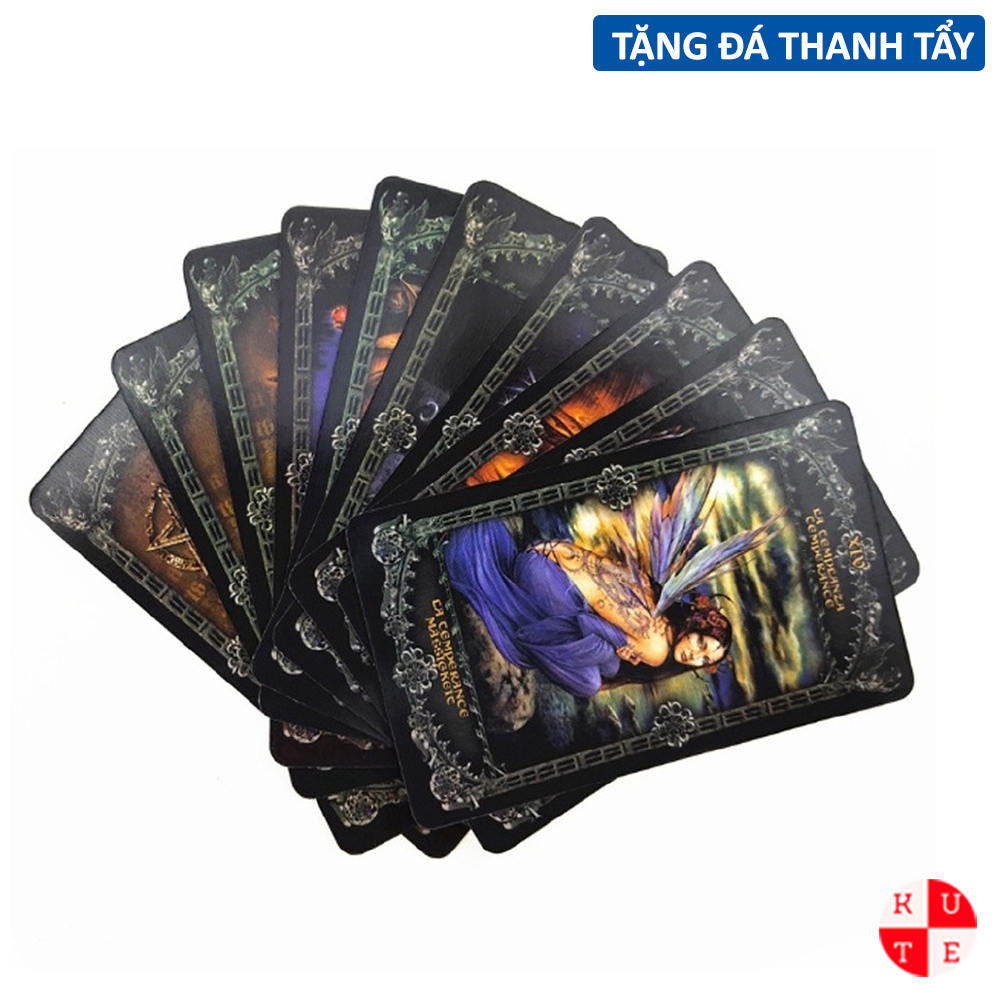 Bài Tarot 1977 England 78 Lá Bài Tặng Đá Thanh Tẩy