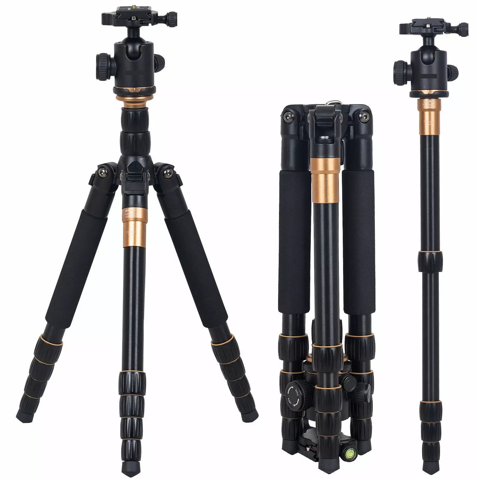 Chân Máy Ảnh Chuyên Nghiệp Tripod Beike Q999S - Hàng Nhập Khẩu