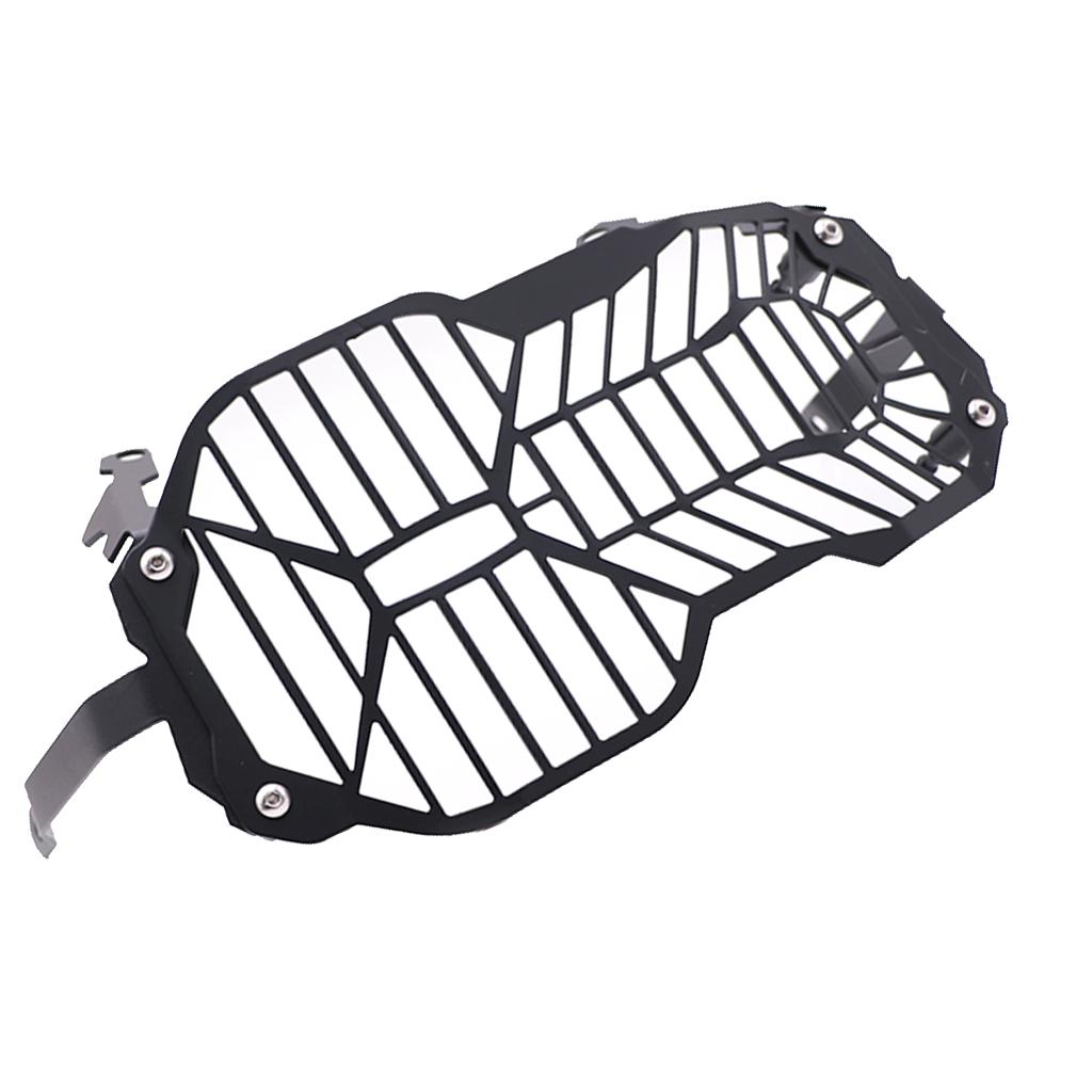 Black Motorcycle Headlight Grille Mesh Grille Headlight Mesh Hood for