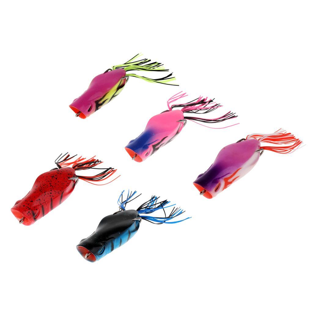 Lifelike Frog Soft Artificial Crankbaits Hook Baits