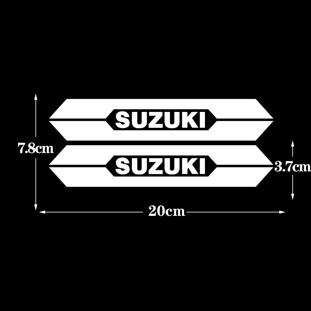 SUZUKI Sticker phản quang Sửa đổi Decal phụ kiện xe máy Mũ bảo hiểm Dán trang trí