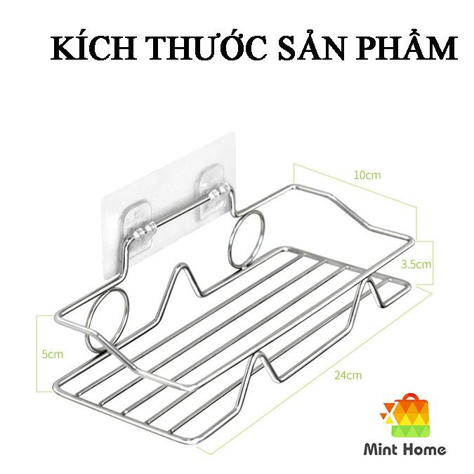 Kệ nhà tắm inox 304 dán tường, kệ nhà bếp treo tường để đồ đa năng tiện lợi, dễ sử dụng, giá tốt