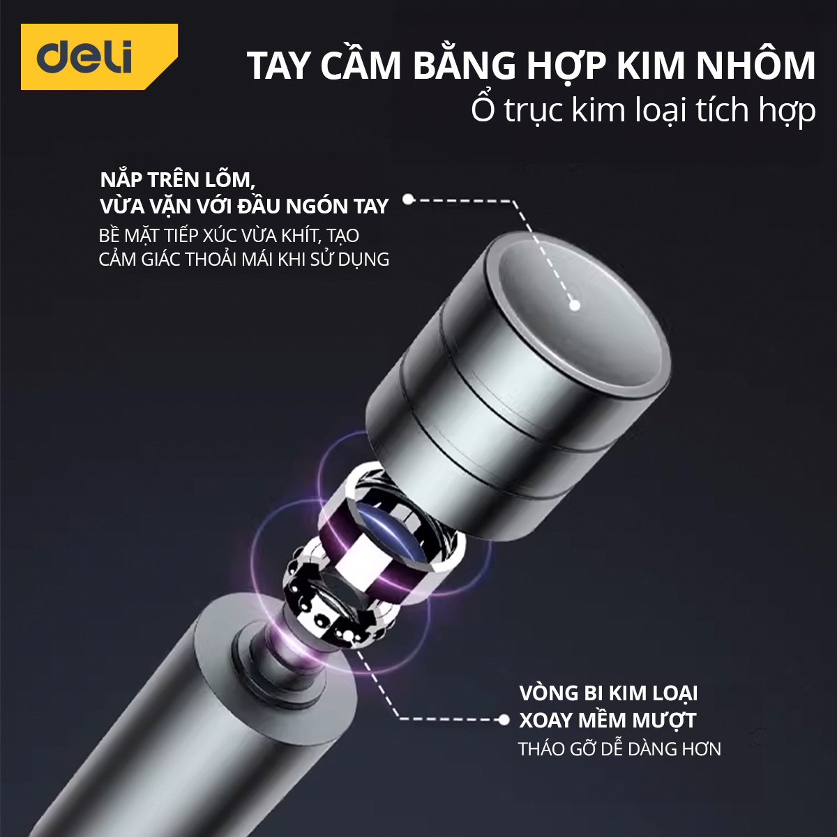 Bộ Tuốc Nơ Vít 34 Trong 1 DELI TOOLS - Tua Vít Sửa Chữa Điện Thoại, Máy Tính Bảng, Máy Ảnh