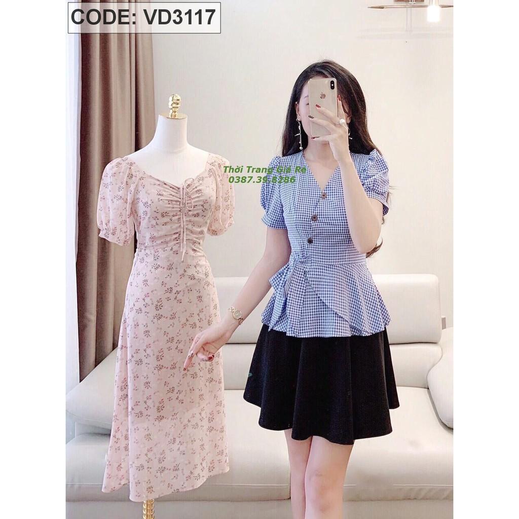 ÁO CỔ V THẮT NƠ EO XINH XẮN