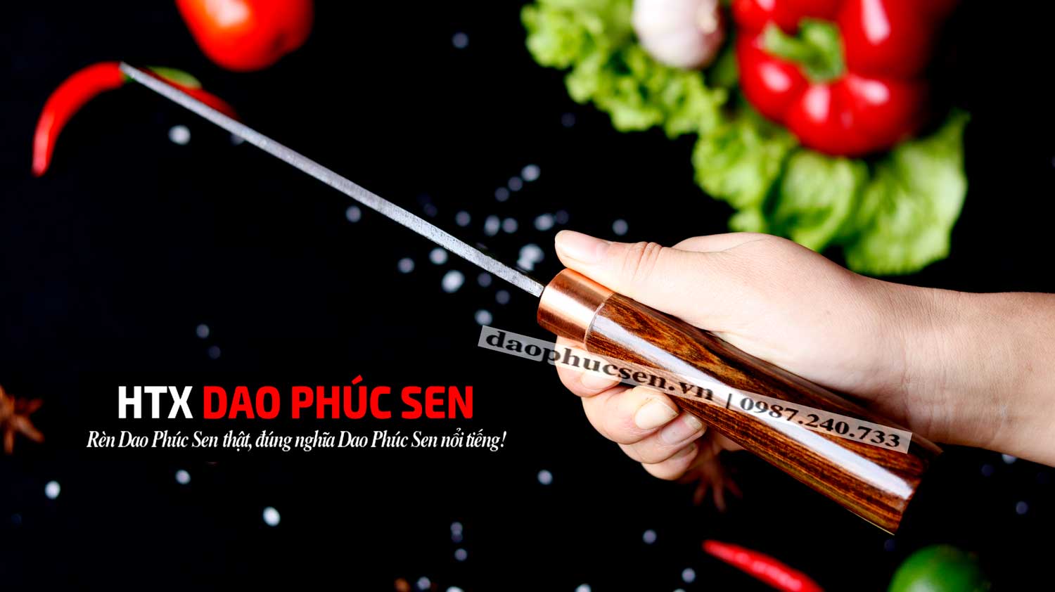 Dao Phúc Sen Dao Chặt gà mới N09DD