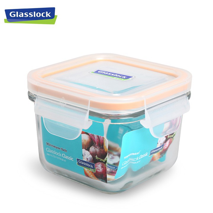 Bộ 3 Hộp Thủy Tinh Vuông Glasslock GL544