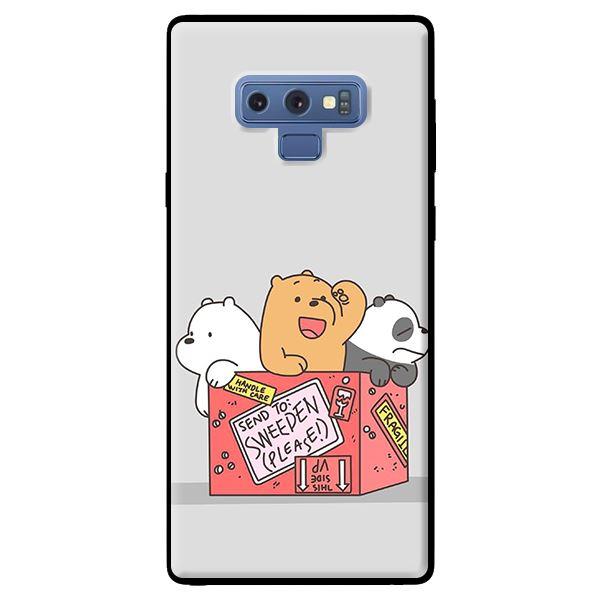 Ốp in cho Samsung Galaxy Note 9 3 Chú Gấu 2 - Hàng chính hãng