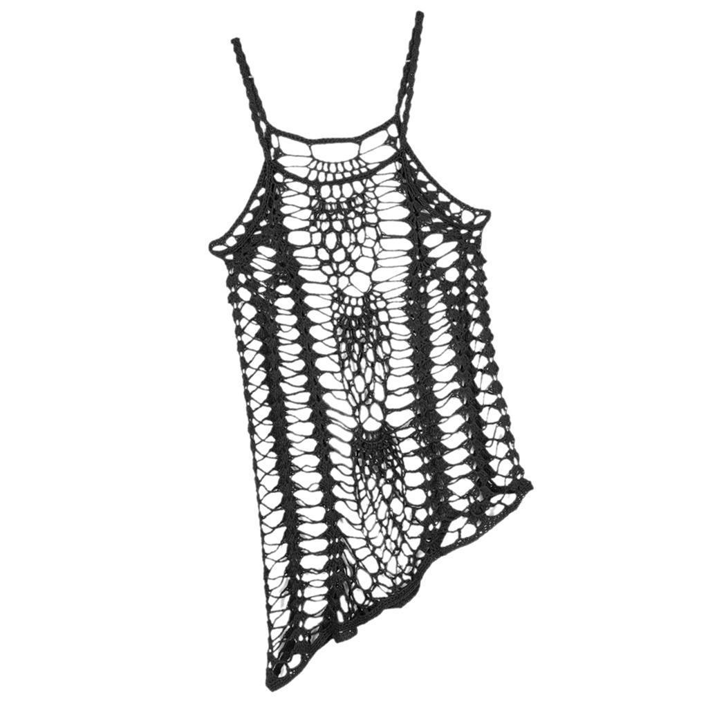 Women Summer Bathing Suit Lace Crochet Bikini Cover Up Hollow Out Beachwear