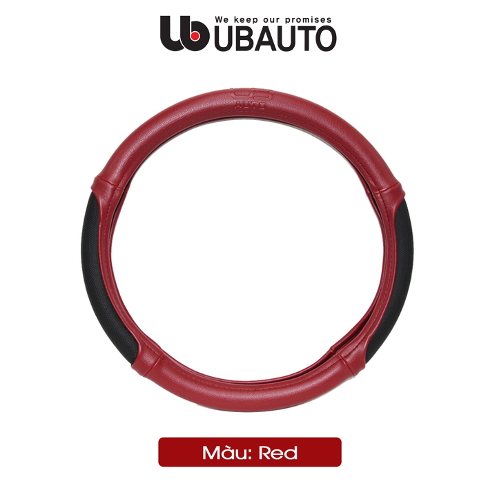 Bọc vô lăng xe ô tô da PU cao cấp chính hãng giá tốt UBAUTO phù hợp các dòng xe có vô lăng 36-38cm