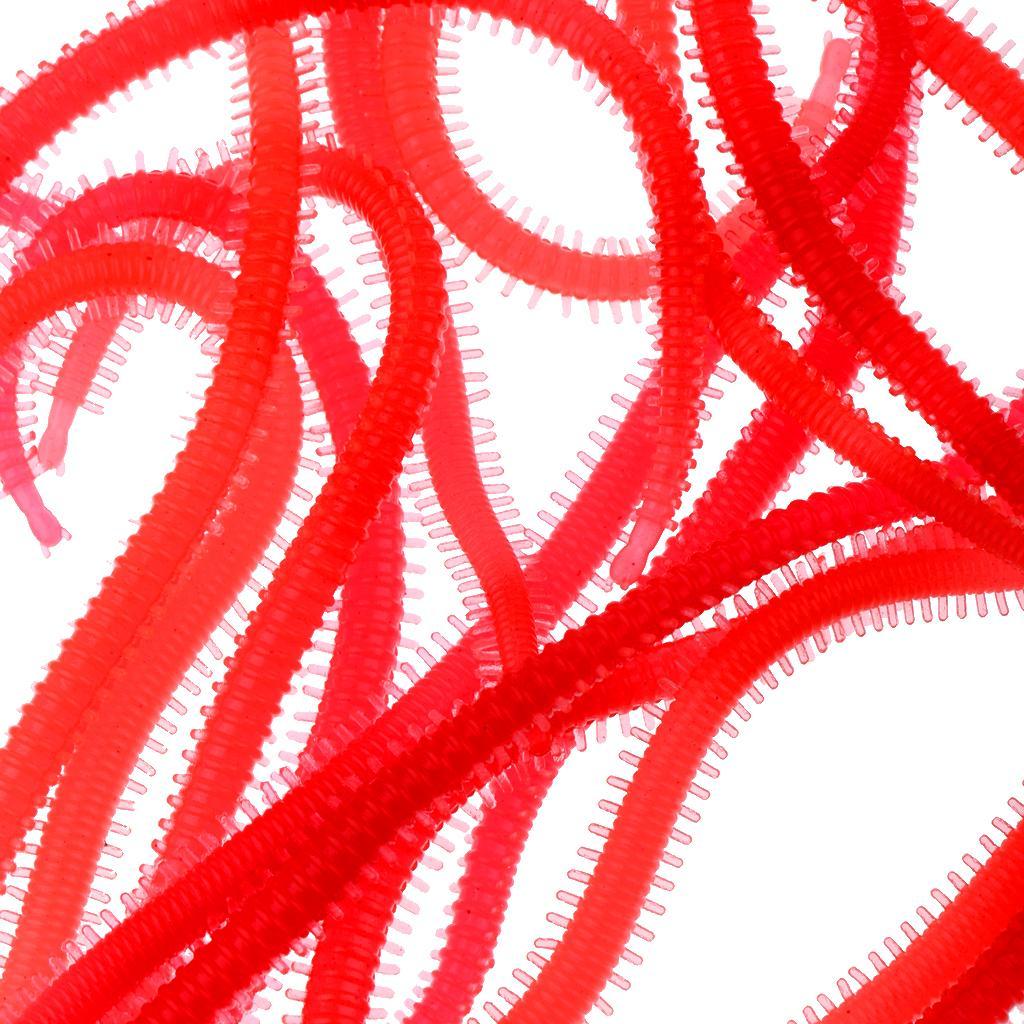 20Pcs Artificial Soft Fishing Baits Sea Earthworm Lures Clamworm Trout Lure Soft Lures Tackle Baits 13cm