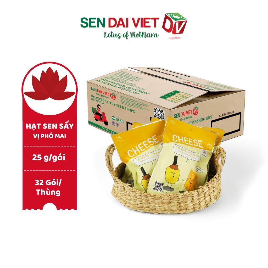 [Thùng 32 Gói]Hạt Sen Sấy Vị Phô Mai-DV-Gói 25g