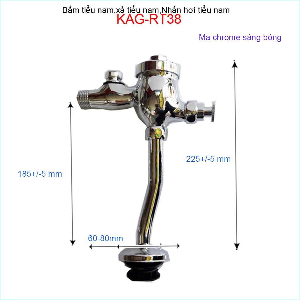 Bấm tiểu nam, van xả tiểu nam, nhấn hơi tiểu nam cao cấp KAG-RT38