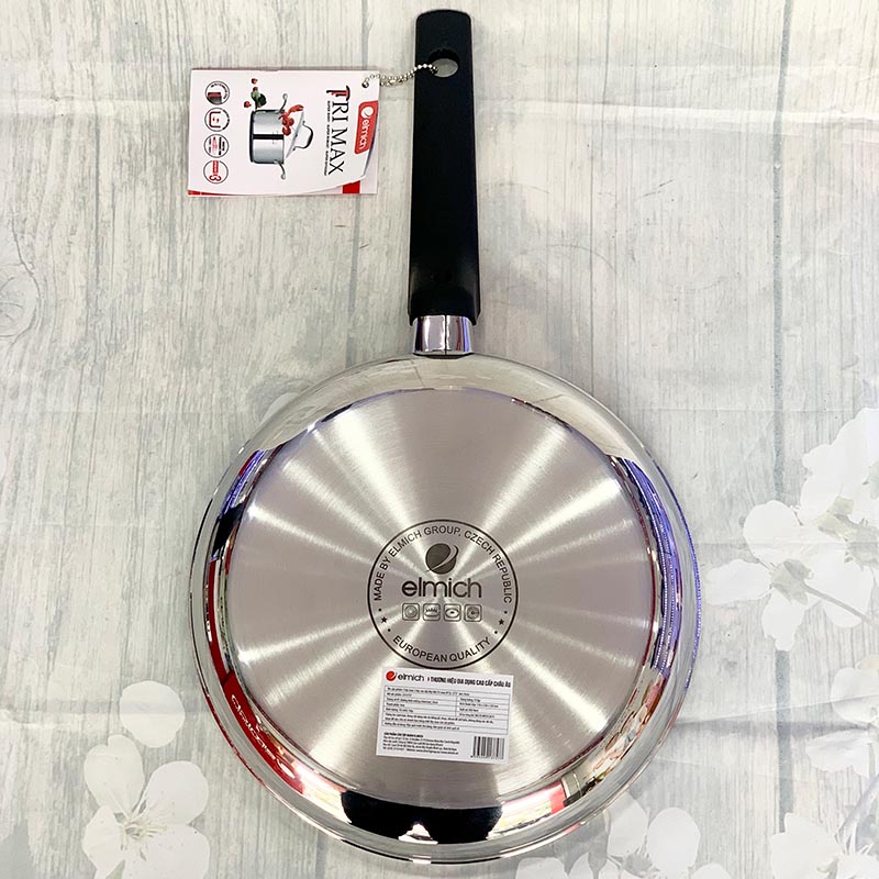 Bộ nồi chảo inox 304 đáy liền 3 lớp cao cấp Elmich Trimax XP model 2350866 hàng chính hãng