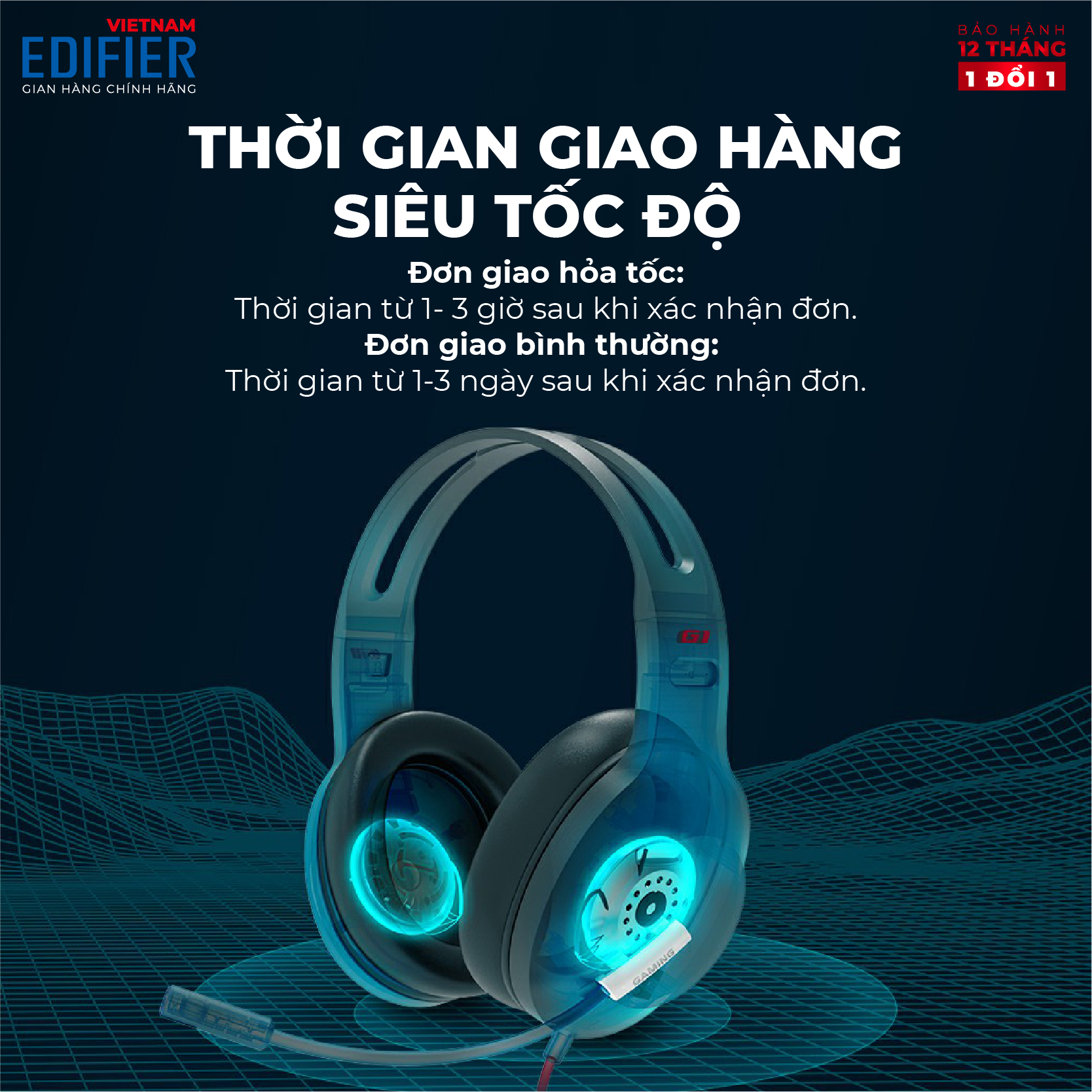 Tai nghe Gaming EDIFIER G1 SE Micro chống ồn uốn cong 360 độ - Cổng kết nối 3.5mm - Đệm tai êm ái - Điều khiển trên dây - Hàng chính hãng