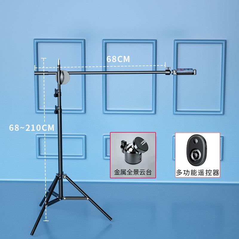 Phong cách mới nhất khung điện thoại di động hạ cánh phát sóng trực tiếp trên cao chụp ảnh máy tính để bàn ghi hình khung lấp đầy ánh sáng chân máy giảng dạy lớp vi mô