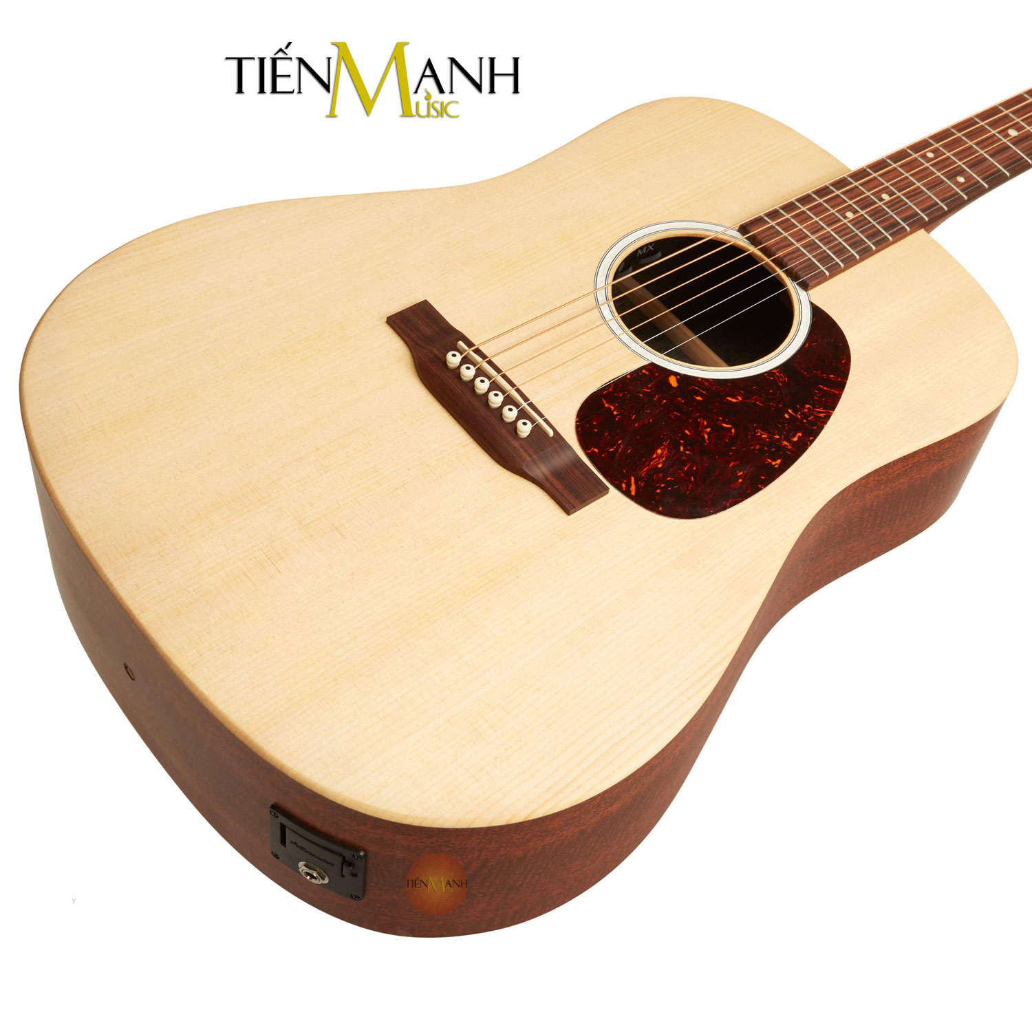 Đàn Guitar Acoustic Martin X Series D-X2E Gỗ Mahogany Sitka Spruce Ghitar DX2E Kèm Bao Đựng, Móng Gẩy DreamMaker