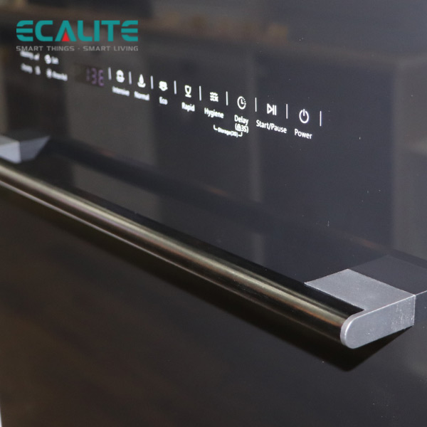 Máy Rửa Chén Ecalite EDW-UF6080BL - Có Rửa Điệt Khuẩn - Lắp Bán Âm Cực Gọn - Điều Khiển Cảm Ứng - Hàng Chính Hãng