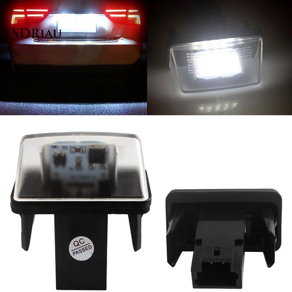 Bộ 2 Đèn Led 18 Bóng 12v Cho Biển Số Xe Hơi Peugeot 206 307 308 406 5008