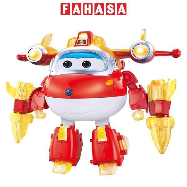 Đồ Chơi Robot Biến Hình Siêu Vệ Binh Jett Tia Chớp Có Đèn Và Âm Thanh - Superwings YW760921