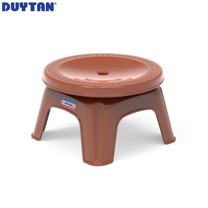 Ghế mini tròn nhựa Duy Tân (22,6 x 22,6 x 14 cm) - 08487 - Giao màu ngẫu nhiên - Hàng chính hãng