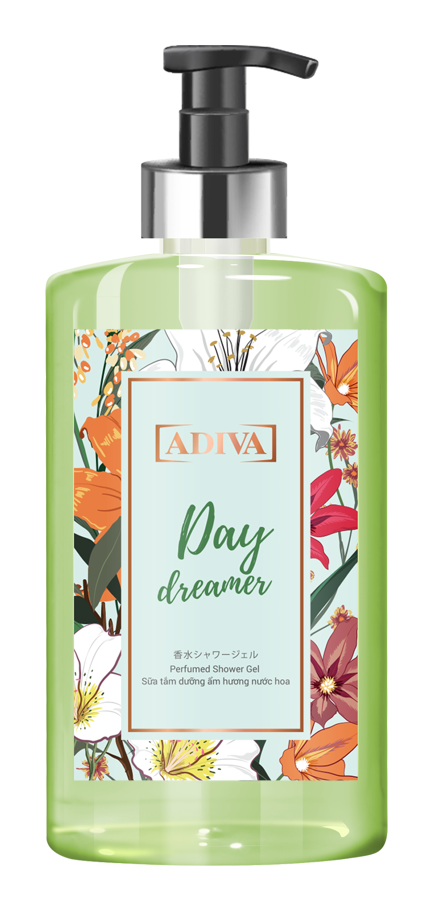 Sữa Tắm Dưỡng Ẩm  Hương Nước Hoa ADIVA Day Dreamer 400ml