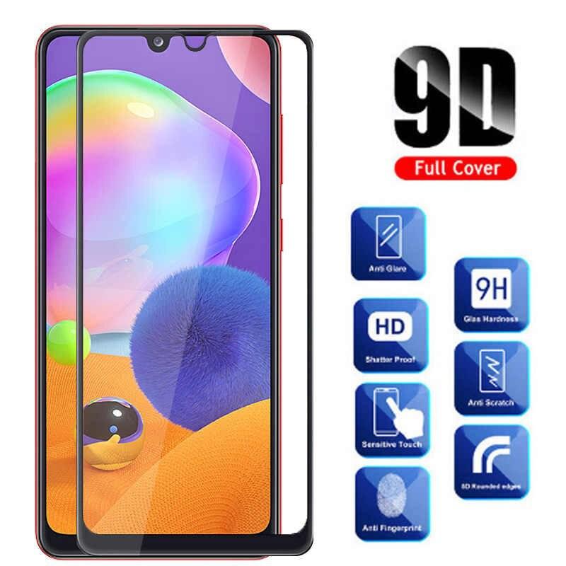 Kính Cường Lực Dành Cho Điện Thoại Samsung Galaxy A31 9D Full Keo Full Màn - Màu Đen