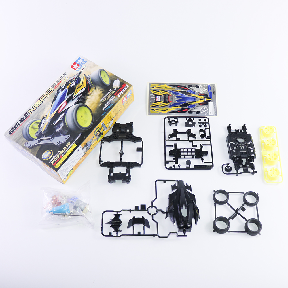 Đồ chơi Chính Hãng - Xe đua đồ chơi lắp ráp siêu tốc độ Avante Nero Pro Tamiya mini 4wd - kích thích trí não trẻ phát triển