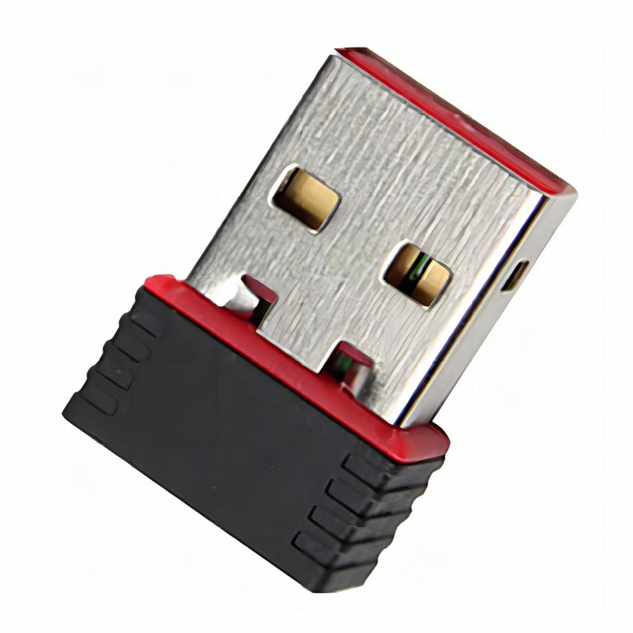 PZZPSS Card mạng không dây WiFi USB2.0 150Mbps 802.11 b/g/n LAN bộ chuyển đổi với ăng-ten có thể xoay cho máy tính xách tay PC Mini Wi-Fi