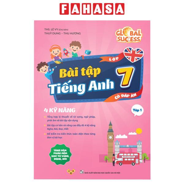 Sách - Global Success - Bài Tập Tiếng Anh 7 - Tập 1 (Có Đáp Án)