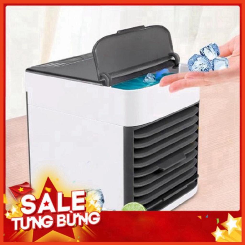 Quạt Điều Hoà Hơi Nước Làm Mát Không Khí Mini Để Bàn 750ml Kích Thước16.5x16.5x17 cm