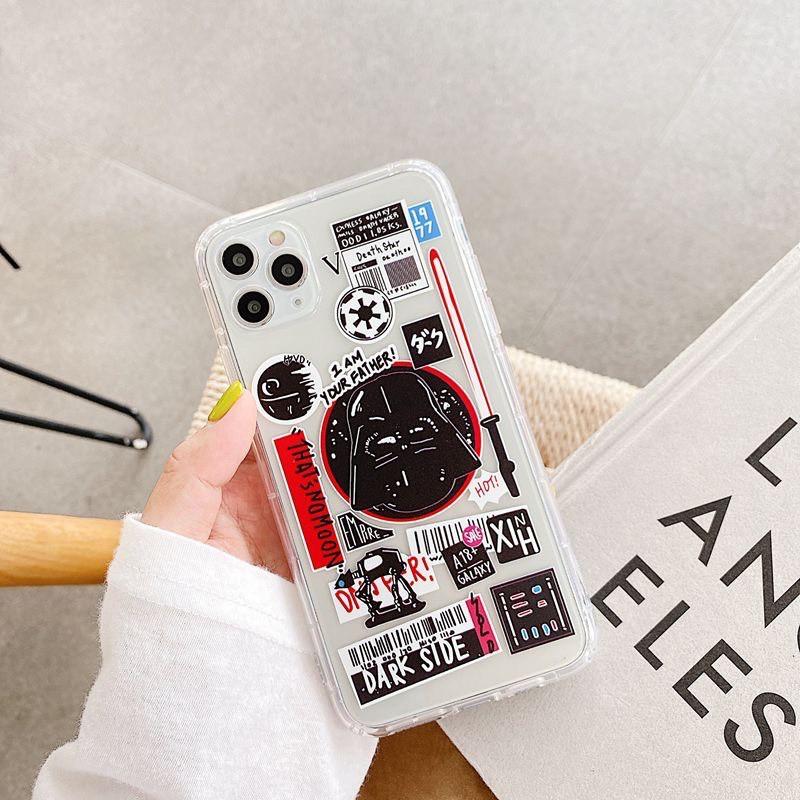 Ốp Lưng Case Iphone Deor Star Wars Trong Suốt Không Ngả Màu cho 7g/8g/7Plus/8Plus/X/Xs/Xsmax/Xr/11/11Pro/11Promax/12prm