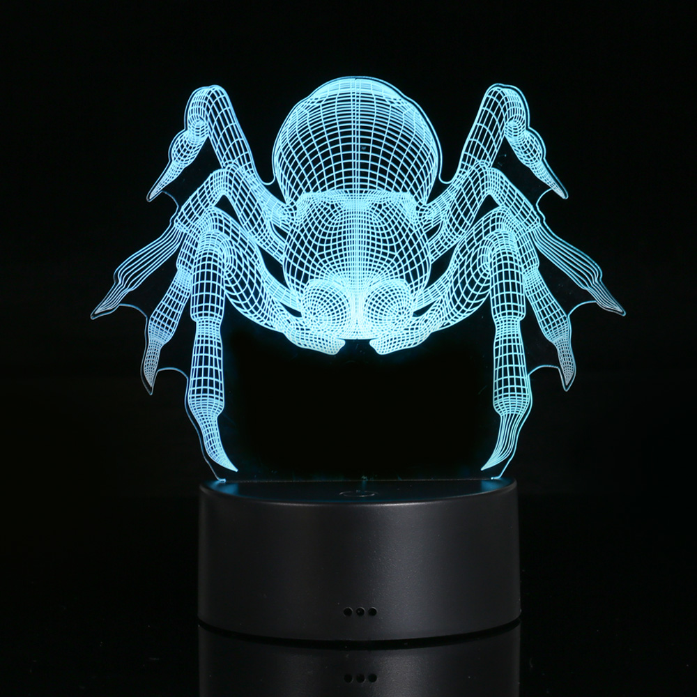 Đèn Ngủ LED Acrylic 3D Trong Suốt Đổi Màu Gồm 7 Màu # 12