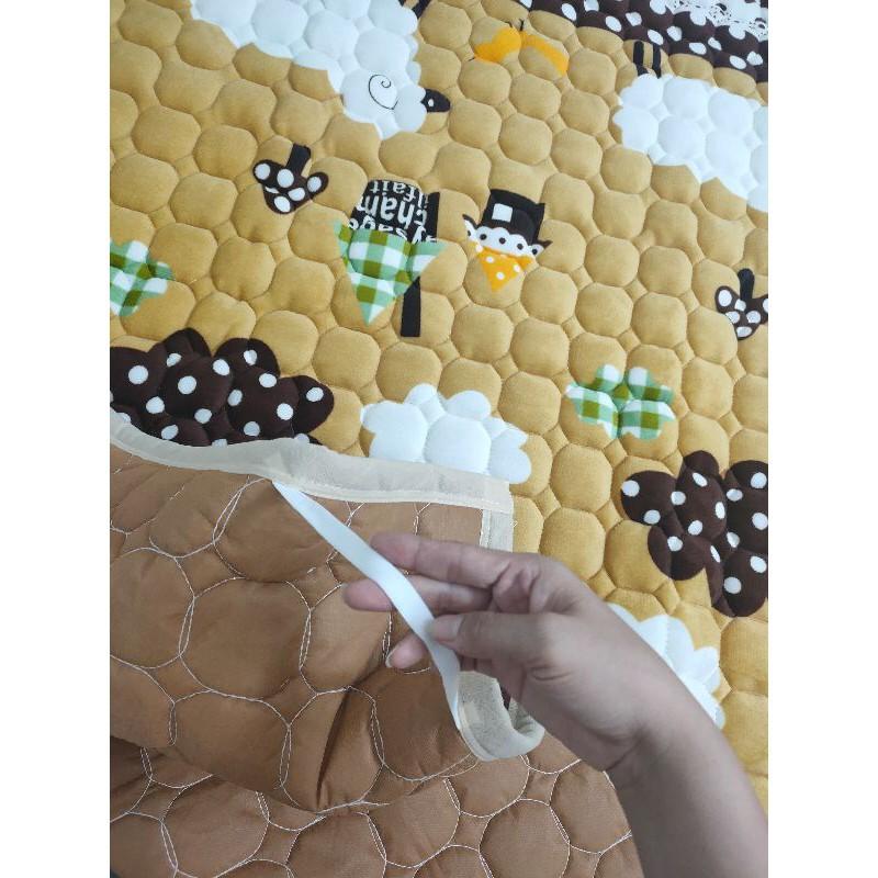 Thảm nỉ nhung đa năng 3 lớp trải giường, trải sàn