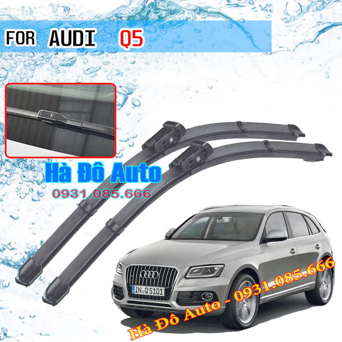 Bộ Chổi Gạt Mưa Theo Xe Audi Q5 2006 2007 2008 2009 2010 2011 2012 2013 2014 2015 2016 2017 2018 2019 2020 201 2022